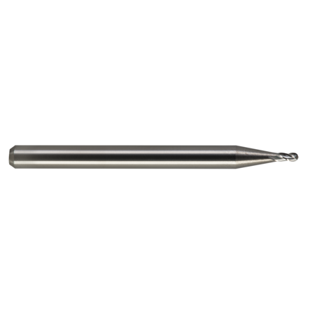 M.A. FORD Tuffcut Gp 4 Flute Ball Nose End Mill Stub, 3/64 16504680